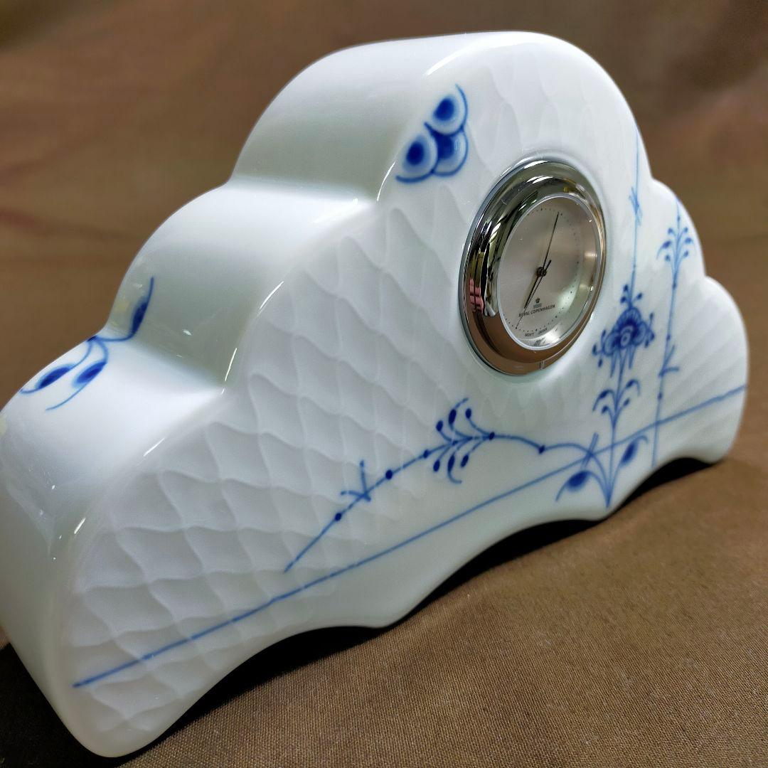 ロイヤルコペンハーゲン ブルーパルメッテ 置き時計 稼働品！ - メルカリ