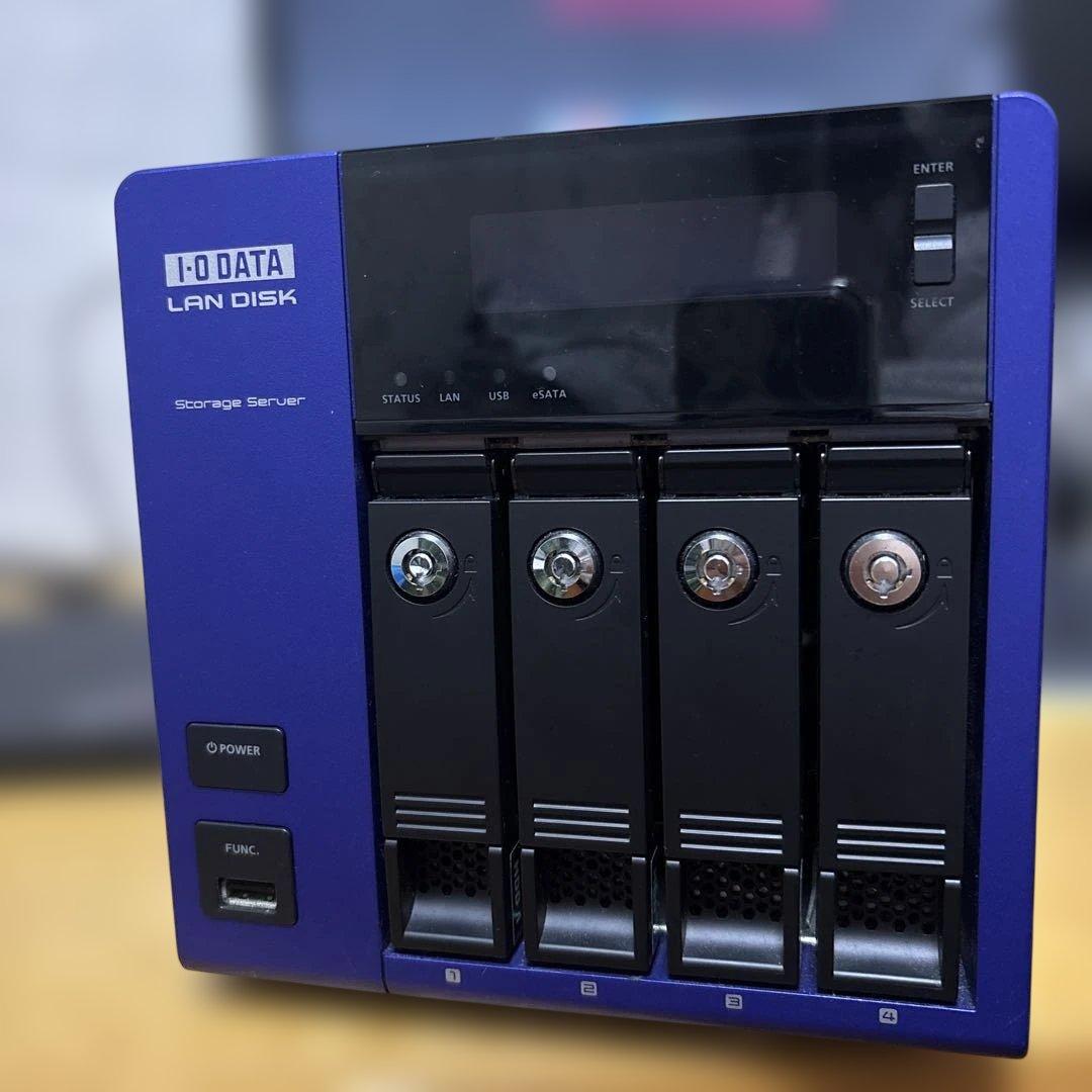 法人NAS】IO DATA LAN DISK HDL-Z4WM16C2 4ベイ - メルカリ