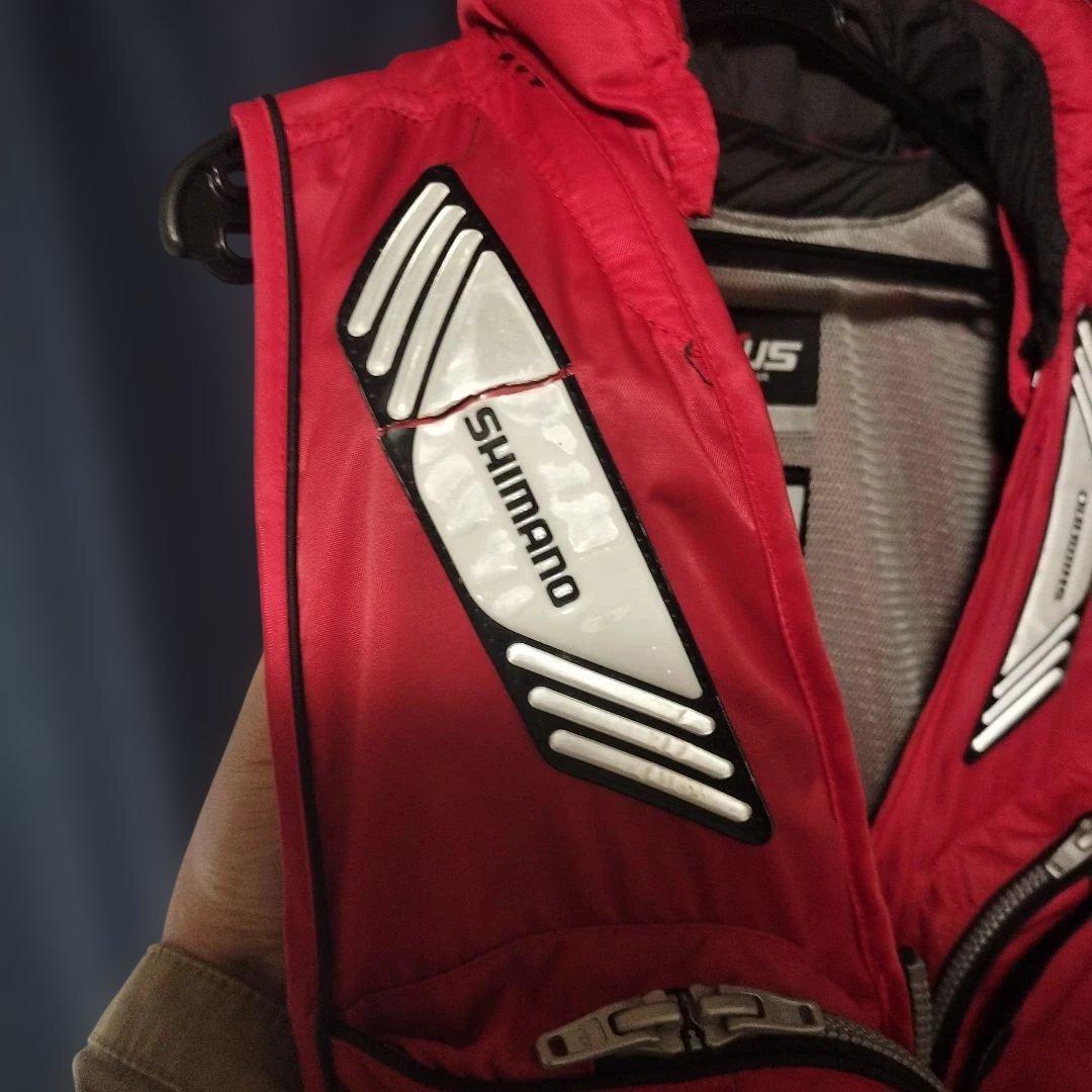 SHIMANO NEXUS フィッシングベスト LL レッド vf-152g - メルカリ