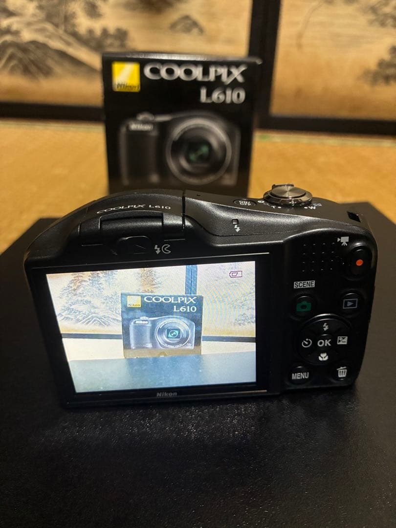 動作確認済】Nikon COOLPIX L610 （ブラック）単3 - メルカリ
