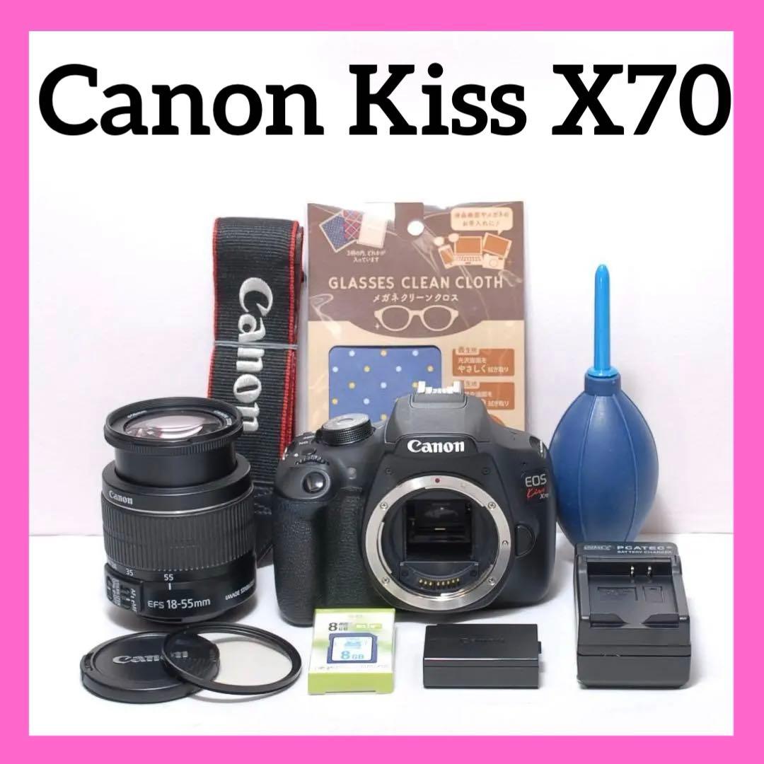 ✨一眼レフデビューに✨Canon Kiss X70✨シングルレンズ✨軽量モデル✨ CANON EOS Kiss X70 ボディ 価格比較 - 価格.com