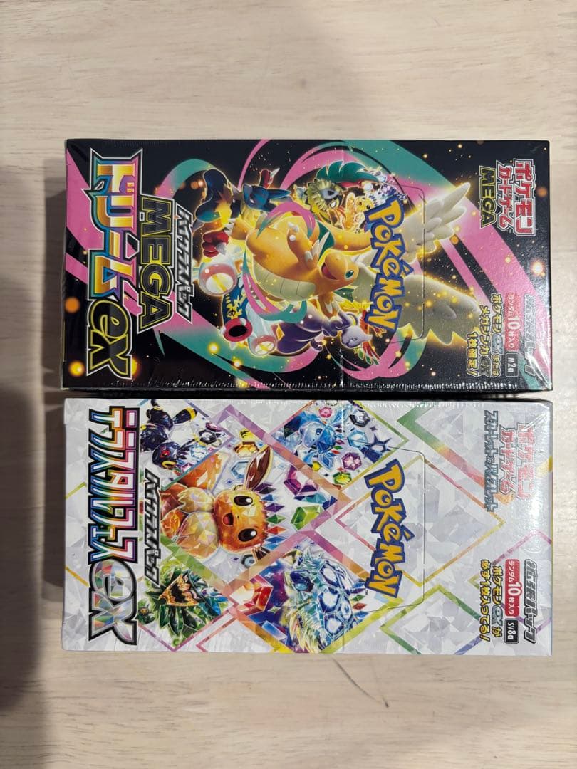 テラスタルフェスex &MEGAドリームex 2BOX シュリンク付き ポケモンカードゲーム ポケカ テラスタルフェスex MEGAドリームex