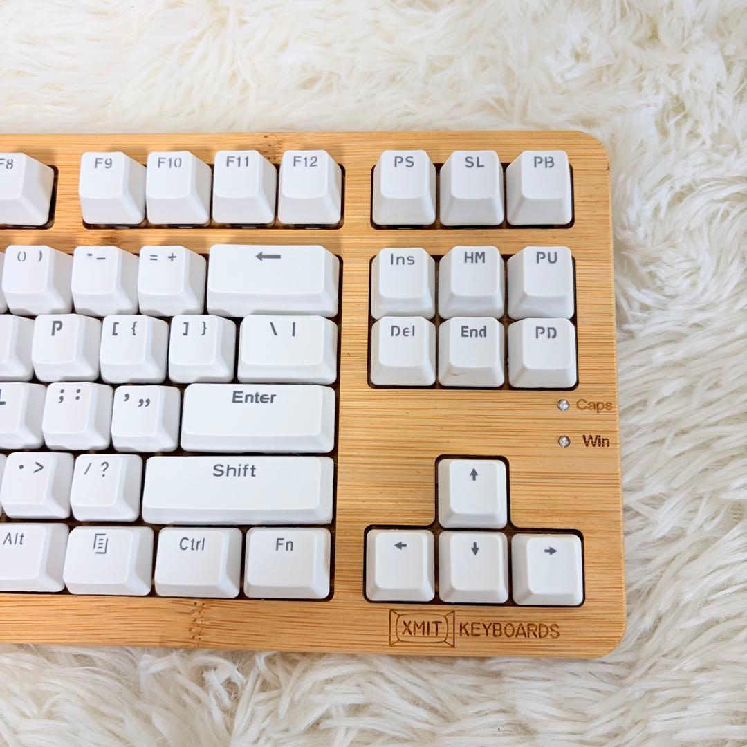 xmit keyboard 木製 ホワイト 美品