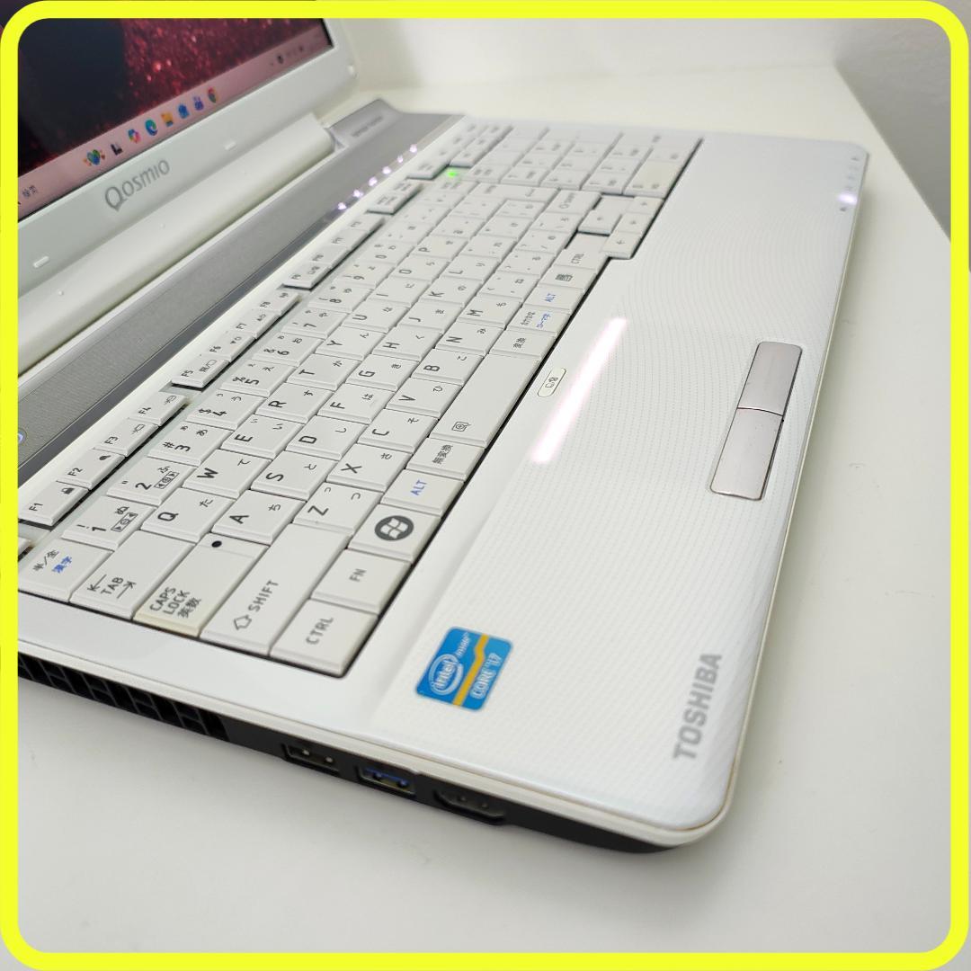 白 Corei7 新品SSD512⭐️windows11ノートパソコン 728 - メルカリ