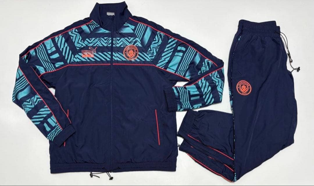 【マンチェスターシティ】トラックジャット パンツ セットアップ 中古・古着通販】PUMA (プーマ) MANCHESTER CITY (マンチェスター