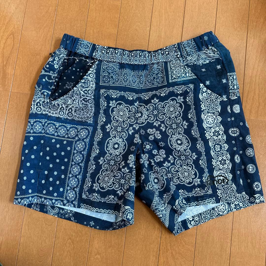 【ranor】BANDANA MIDDLE SHORTS Indigo BANDANA MIDDLE SHORTS | ALL BOTTOMS | ranor