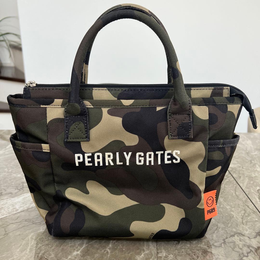 PEARLY GATES パーリーゲイツ　迷彩柄トートバッグ PEARLY GATES（パーリーゲイツ） 【美品】パーリーゲイツ ビッグトート