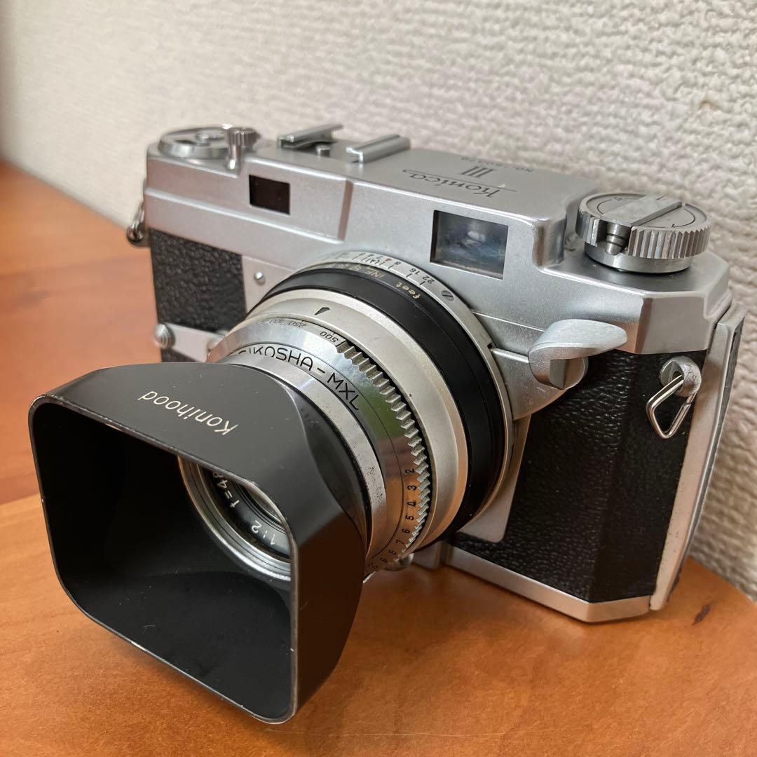 Konica コニカ III 1:2 f=48mm レンズフード付き - メルカリ