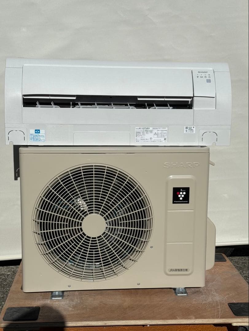 大阪府限定　取付込み　エアコン　シャープ AU-22TVE5 2025年　6畳用 エアコン 6畳 工事費込み 2025年モデル 2.2kW (100V・15A) 工事保証5年