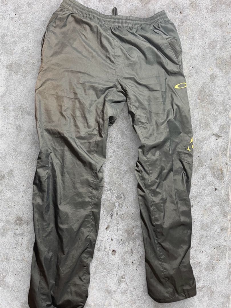 OAKLEY テックパンツ XL ネイビー 裾ドローコード Y2K - メルカリ