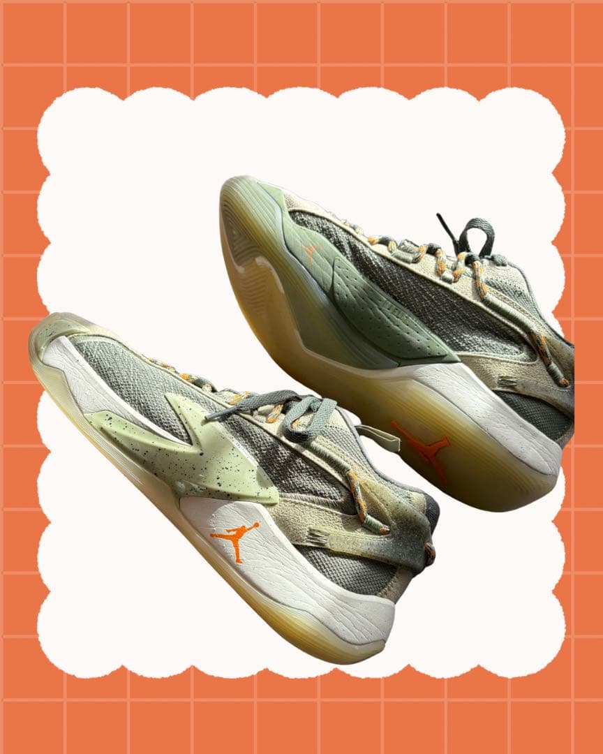 Jordan Luka 2 Olive Aura US9.5 27.5cm 美品