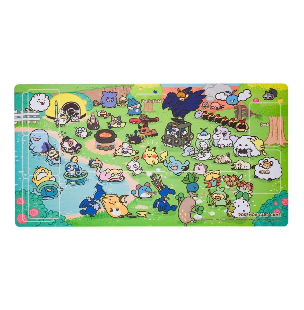 カナヘイ ポケモンカードゲーム ラバープレイマットPokémon Yurutto