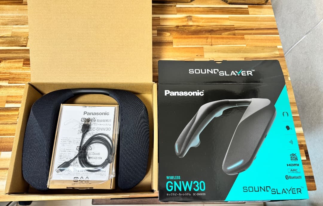 SC-GNW30　Panasonic ワイヤレス ネックスピーカー Amazon.co.jp: パナソニック ゲーミングネックスピーカー SC-GNW30