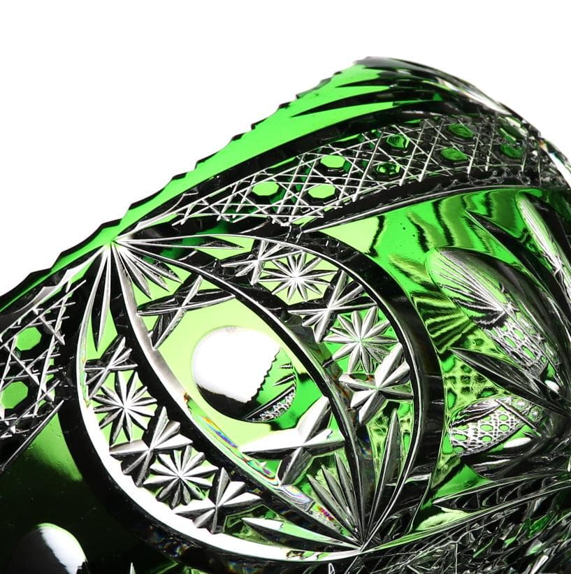 オールド・バカラ 1890年頃 特大作品 27cm!! 2.5kg ガラス鉢