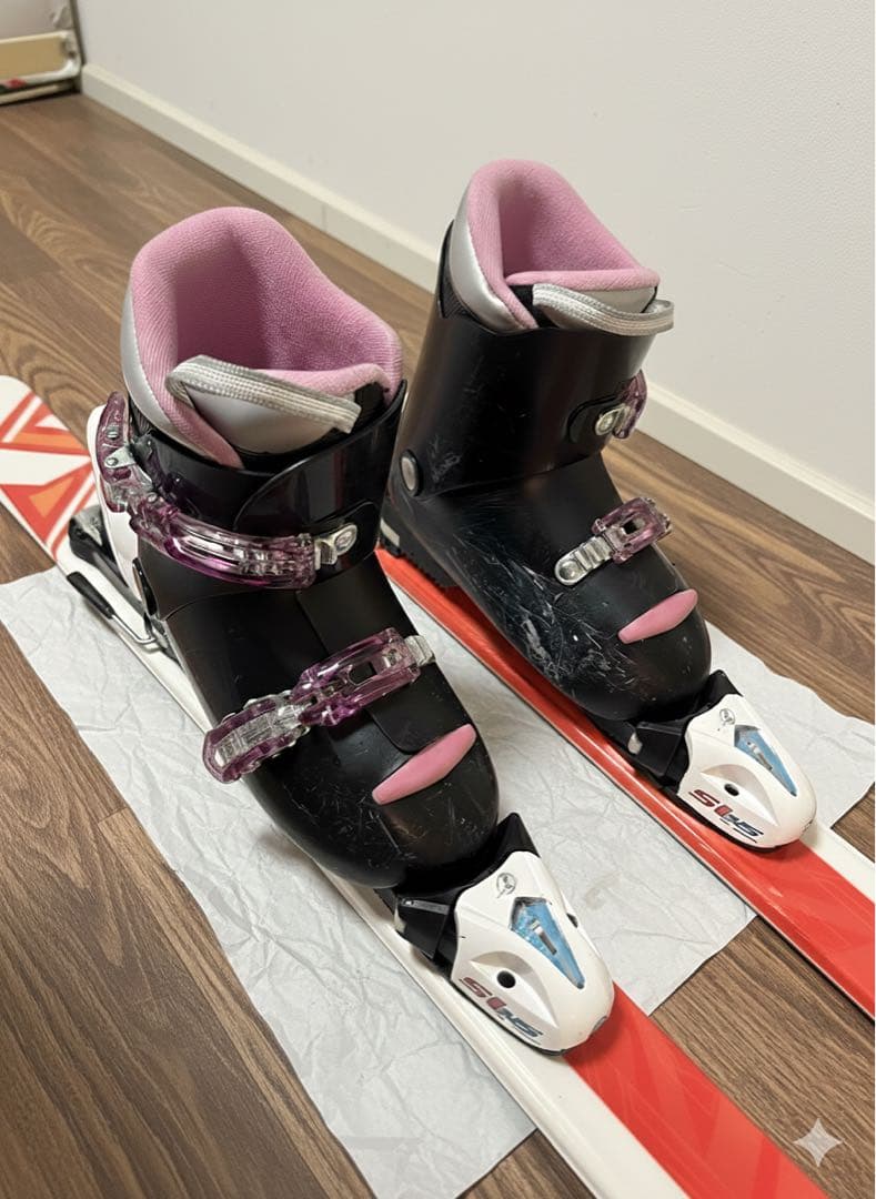 簡易メンテ済 NISHIZAWA 130 靴22cm スキーセット ※ブーツ再掲 - メルカリ
