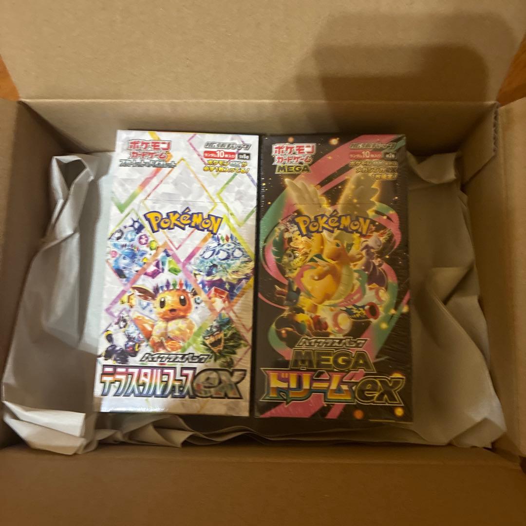 テラスタルフェスex メガドリームex 未開封BOX シュリンク付き - メルカリ