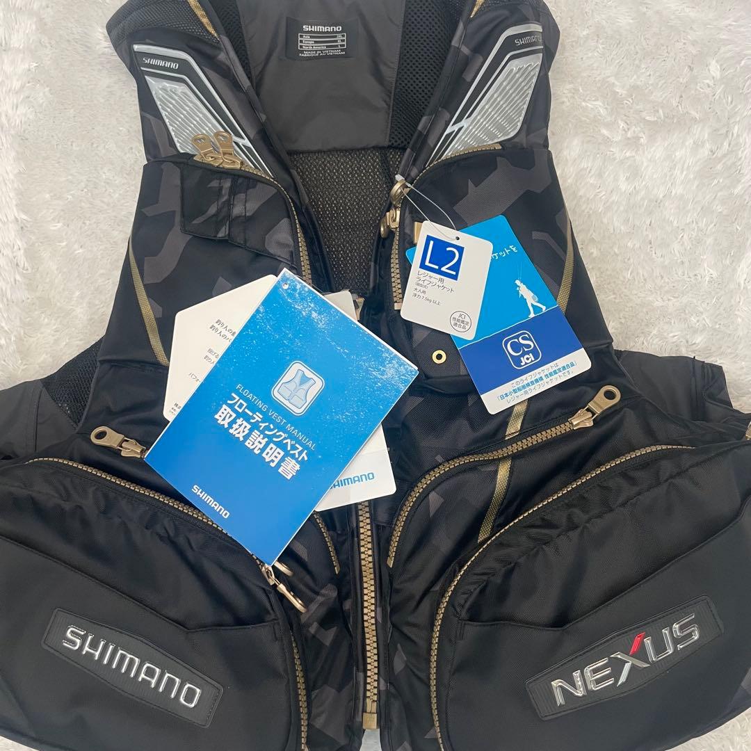 新品・未使用 シマノ ネクサス フローティングベスト EX 2XL(3L