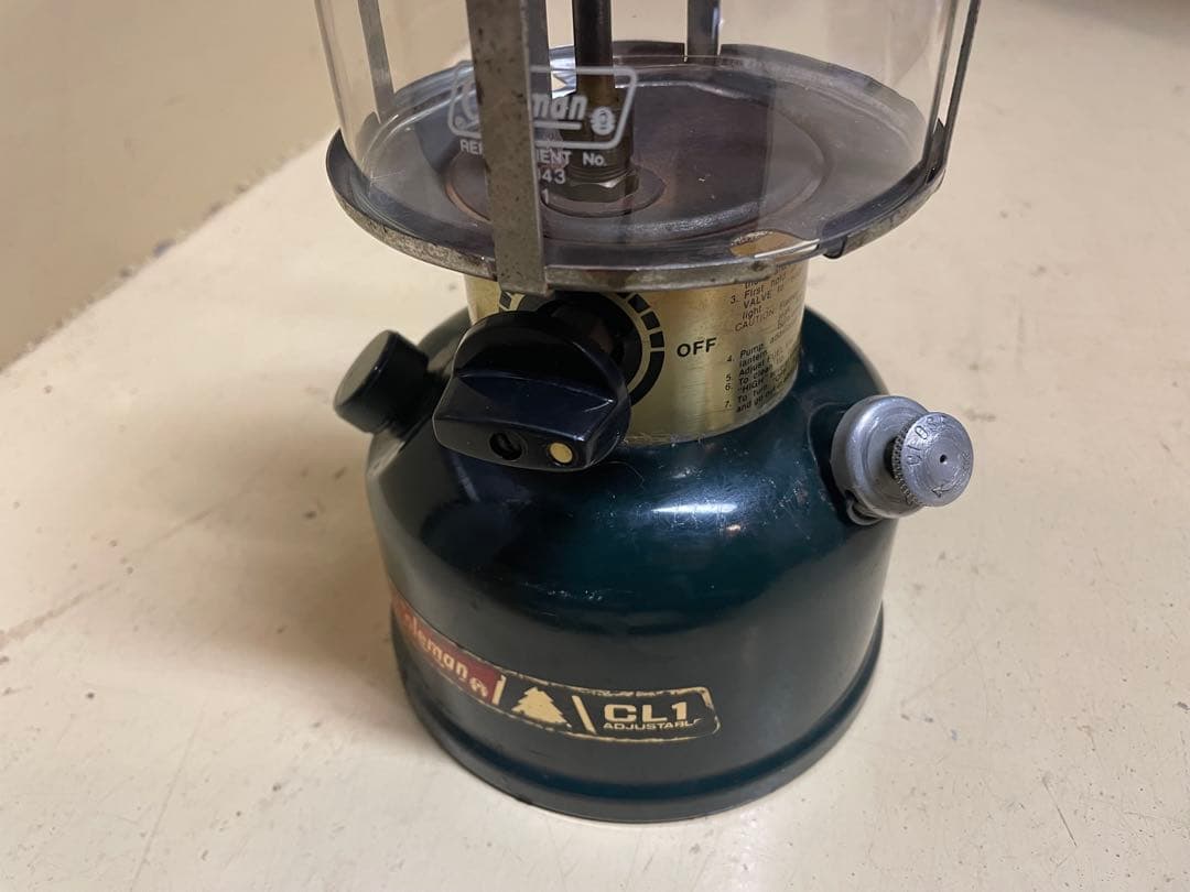 メンテ済》コールマン【CL1前期ワンマントルランタン】'84年3月製造