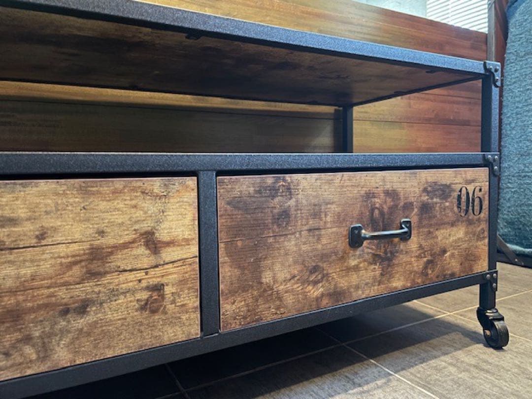 みちょっちん■KULTクルト インダストリアル テレビ台/TVボード