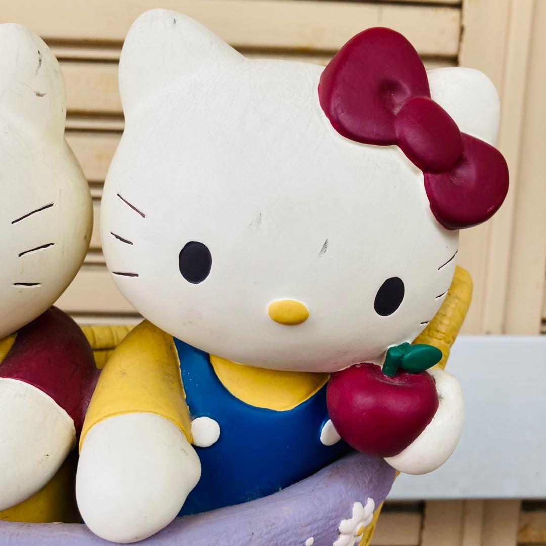 当時物／激レア】サンリオ ハローキティ&ミミィ 傘立て スタンド