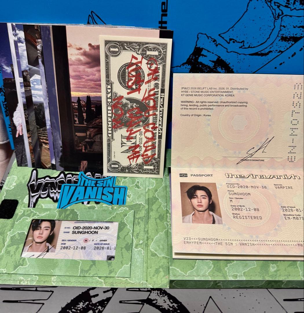 ENHYPEN THE SIN:VANISH ソンフン セット - メルカリ