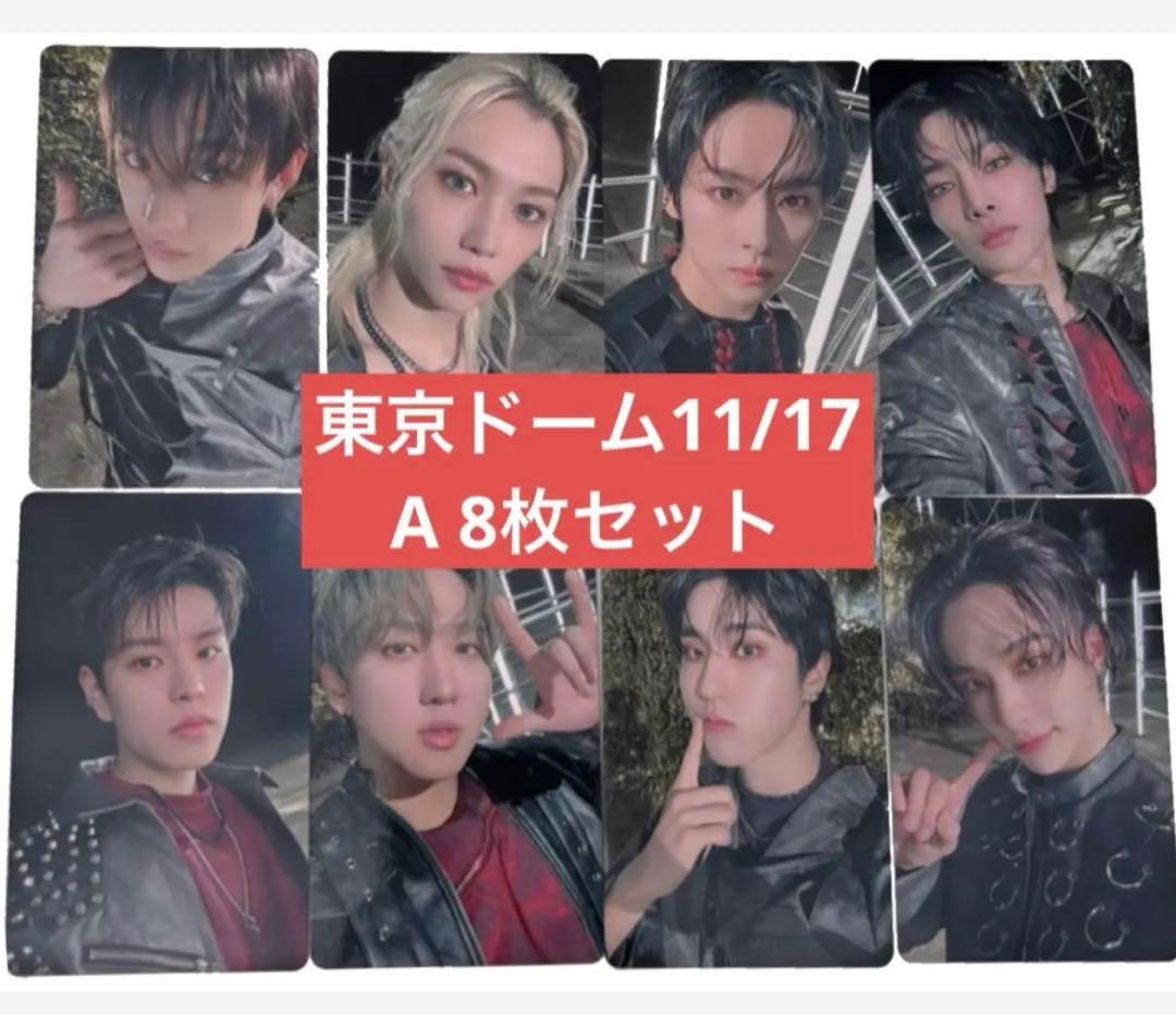 東京ドーム11/17】Stray Kids GIANT 会場限定A 8枚 タレントカード