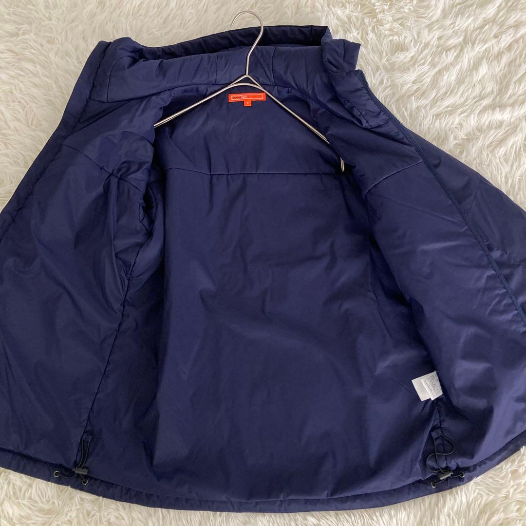 保存袋あり ビームスゴルフ ナイロンジャケット 中綿 S フード