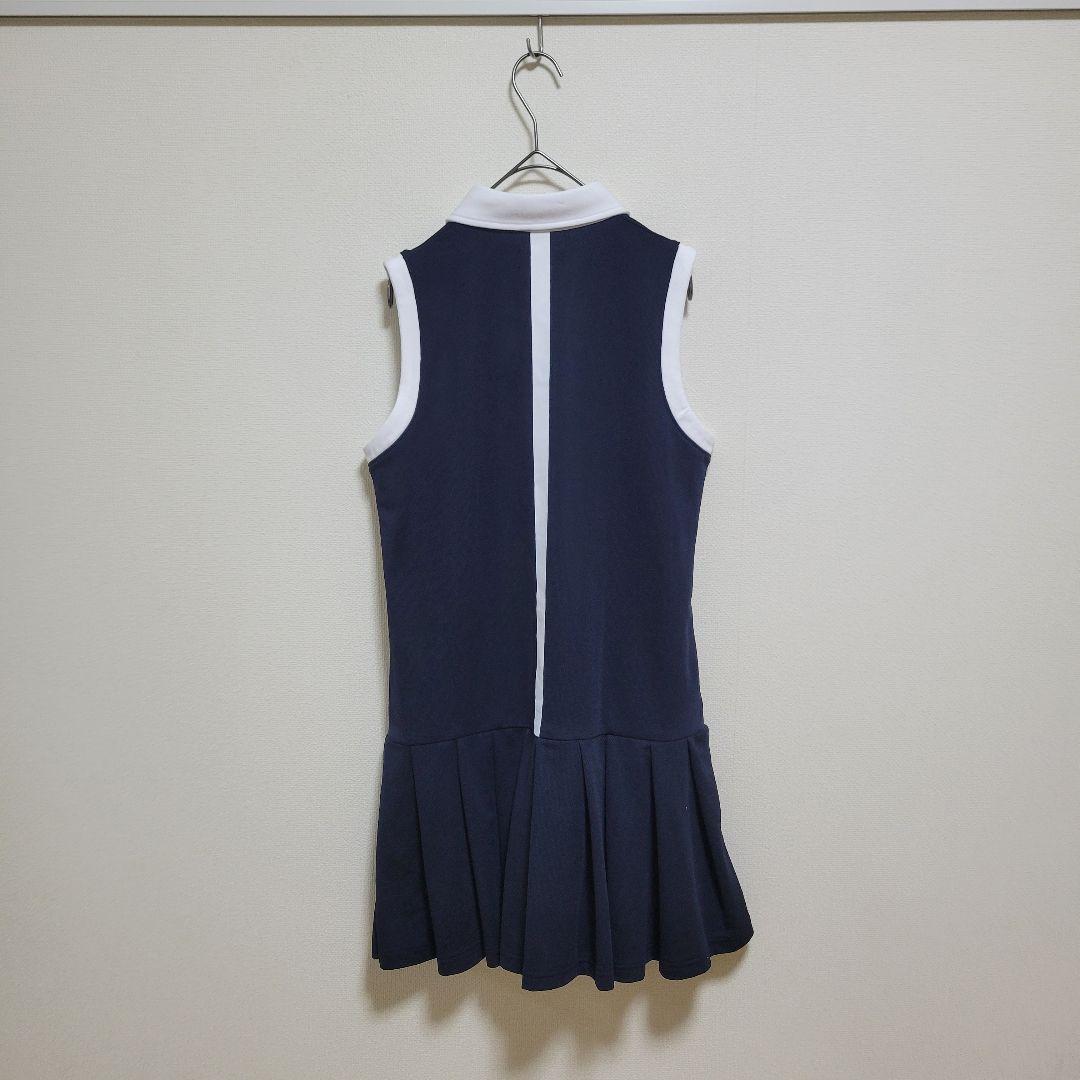 タグ付き未使用】B.D.C GOLF ノースリーブポロワンピース Sサイズ