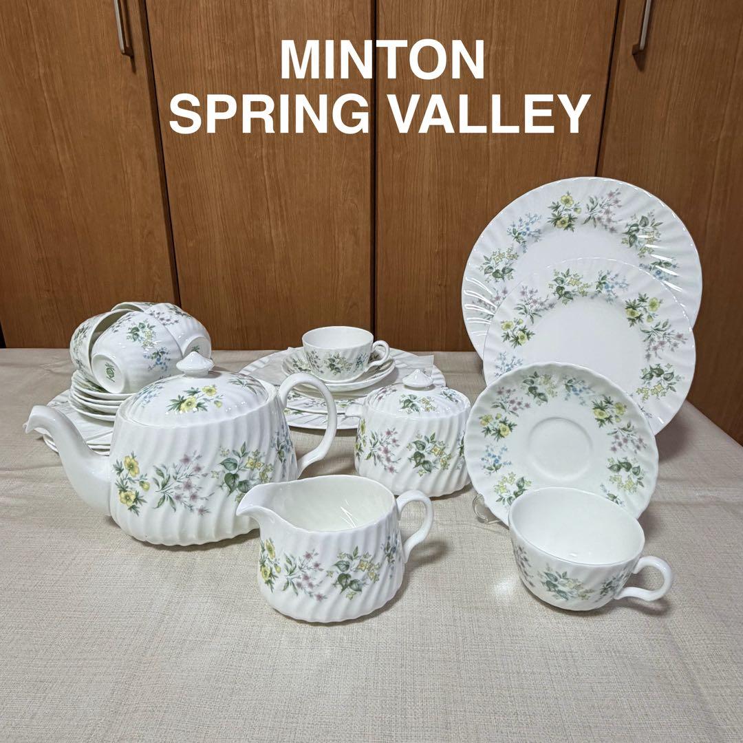 MINTON Spring Valley ミントンスプリングバレー ティーセット Minton ミントン 食器 カップ ソーサー スプリングバレー Minton