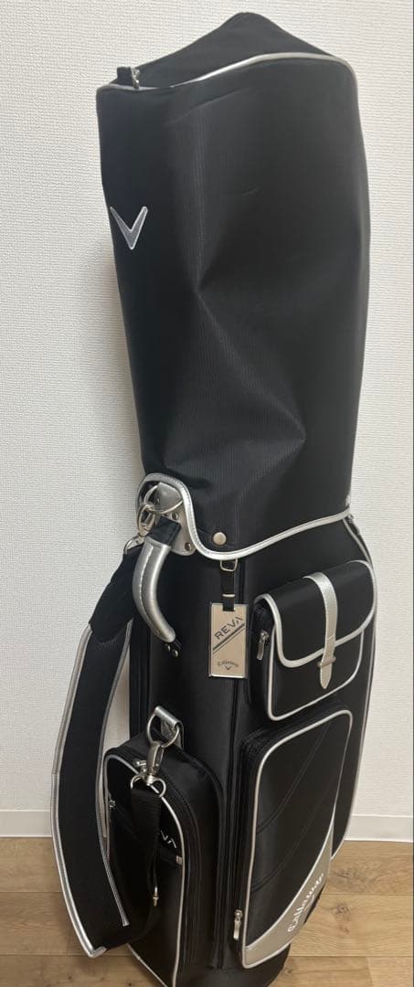Callaway キャディバッグ ブラック/シルバー reva24 キャロウェイ REVA('24) カート キャディバッグの通販 テレ東