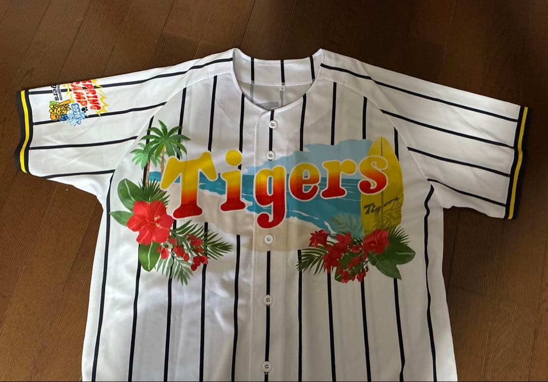 2026年 阪神沖縄キャンプ ベースボールシャツ 佐藤輝明 - メルカリ