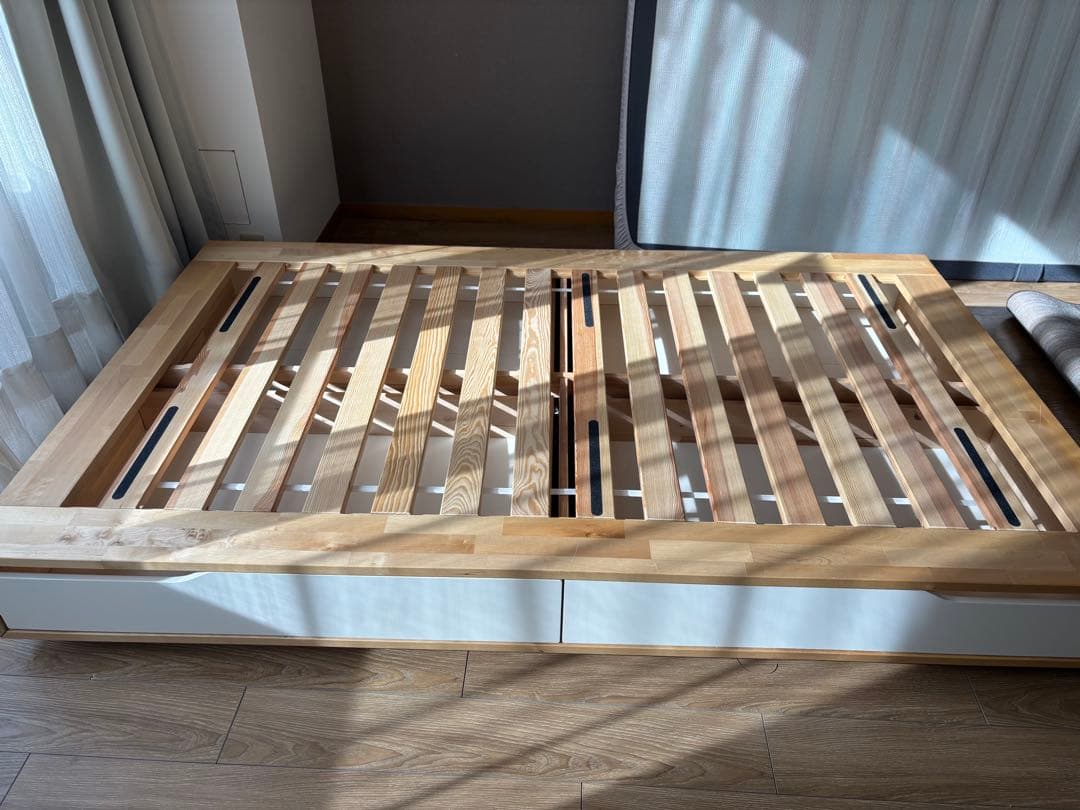 ちろる様専用】MANDAL 収納付きベッド セミダブル 直接引き渡し - メルカリ