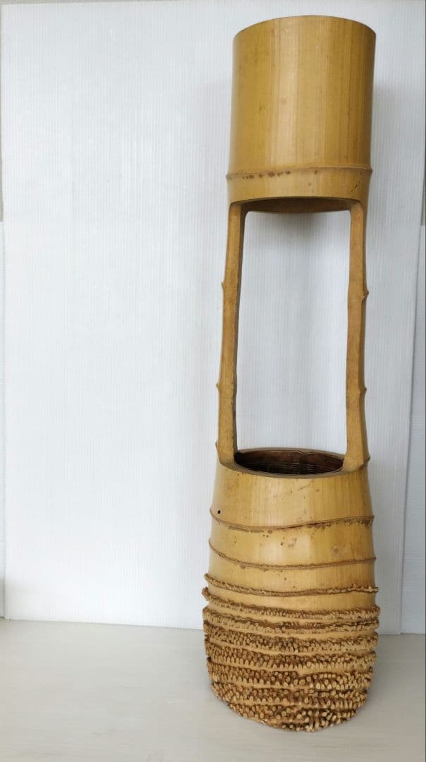 【最終お値下げ！】花器　嵯峨御流　根付二重筒 受付終了】「二重切にいける」開講のお知らせ - いけばな嵯峨御流（さ