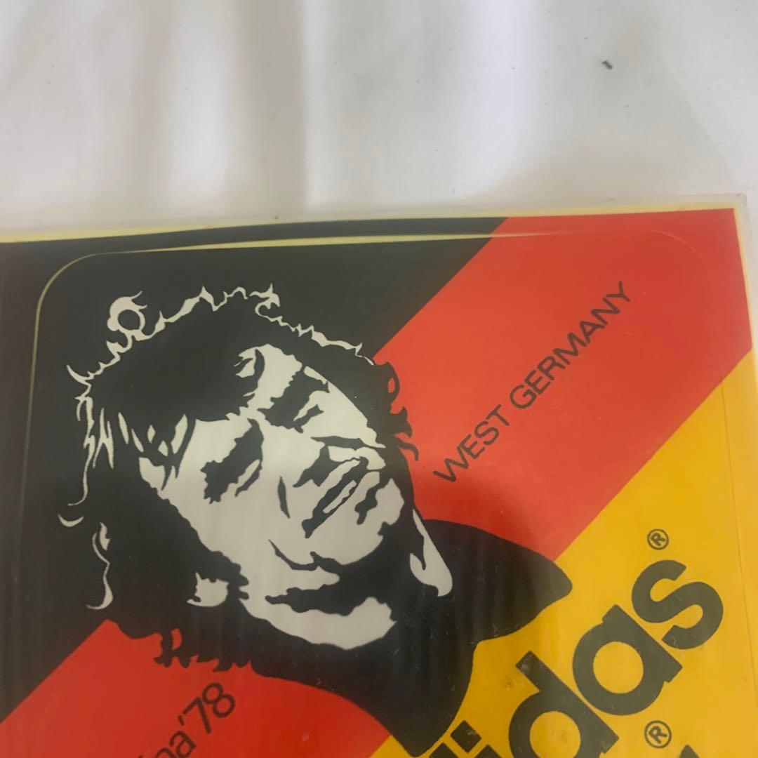 新品ヴィンテージ1978adidasステッカーベルティフォックツ　ゼップマイヤー