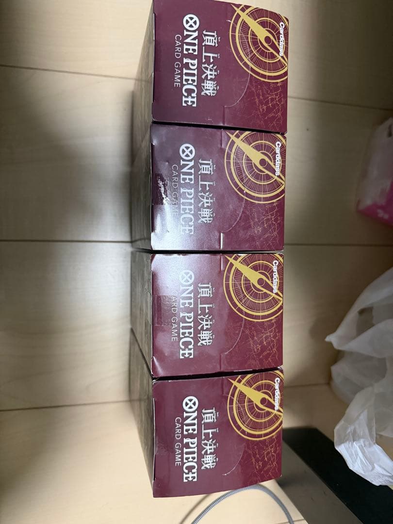 ONE PIECE カードゲーム 頂上決戦 4BOXテープ付き未開封 - メルカリ