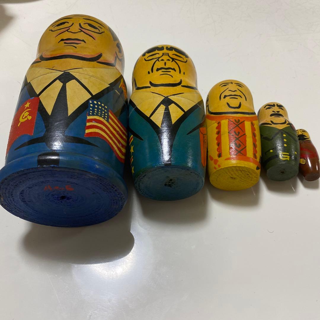 ゴルバチョフ マトリョーシカ ソ連×米国友好 - メルカリ