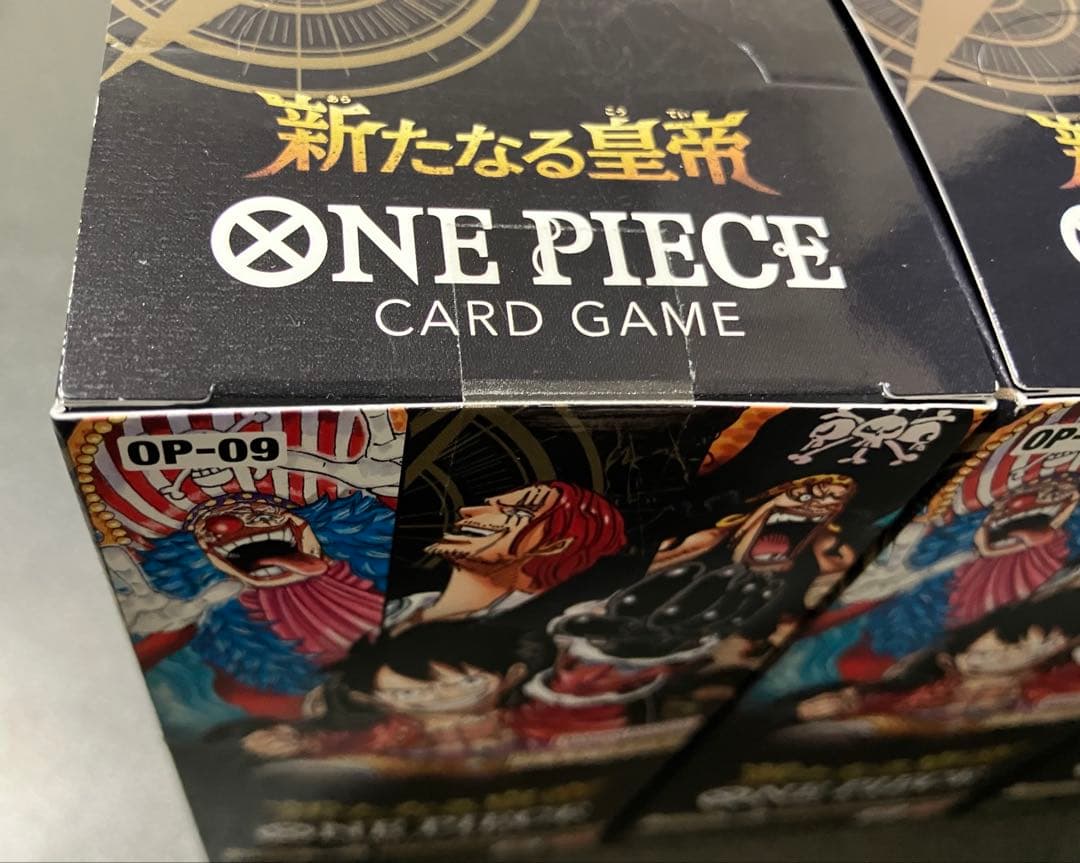 新品・テープ付き】ワンピースカードゲーム 新たなる皇帝 3BOX - メルカリ