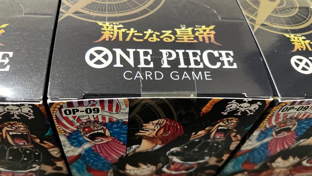 新品・テープ付き】ワンピースカードゲーム 新たなる皇帝 3BOX - メルカリ