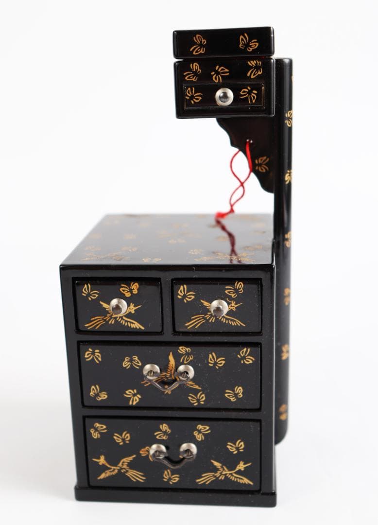 雛道具 京人形 田中彌 蝶鳥蒔絵 鏡台 針箱 京都 田中弥 共箱 - メルカリ