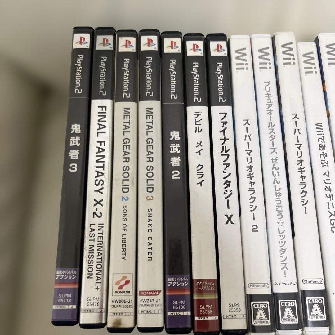 PS2 3 wiiソフト 31本セット まとめ売り ジャンク 動作未確認 - メルカリ