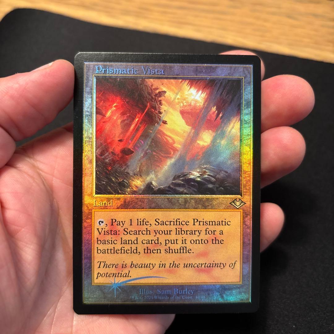 MTG 虹色の眺望 Prismatic Vista 旧枠 foil - メルカリ