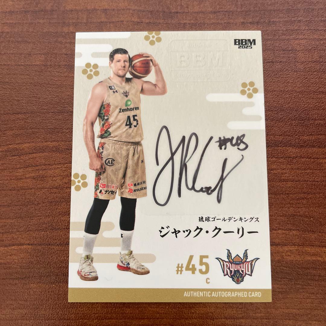 ビーリーグ ジャッククーリー選手 直筆サインカード - メルカリ