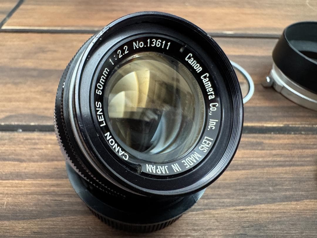 レア CANON LENS 50mm F2.2 L39 和製エルカン