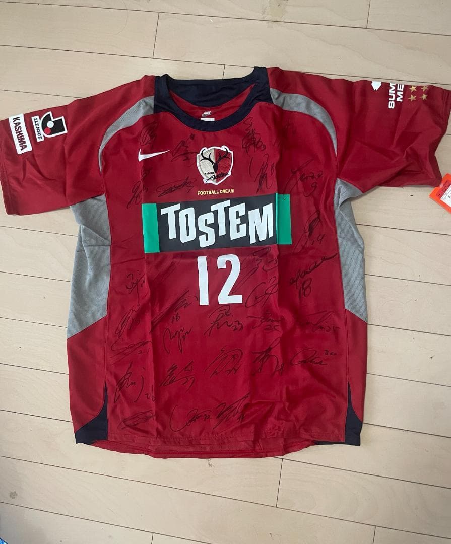 鹿島アントラーズ黄金期メンバー2006 サイン入りユニフォーム - メルカリ