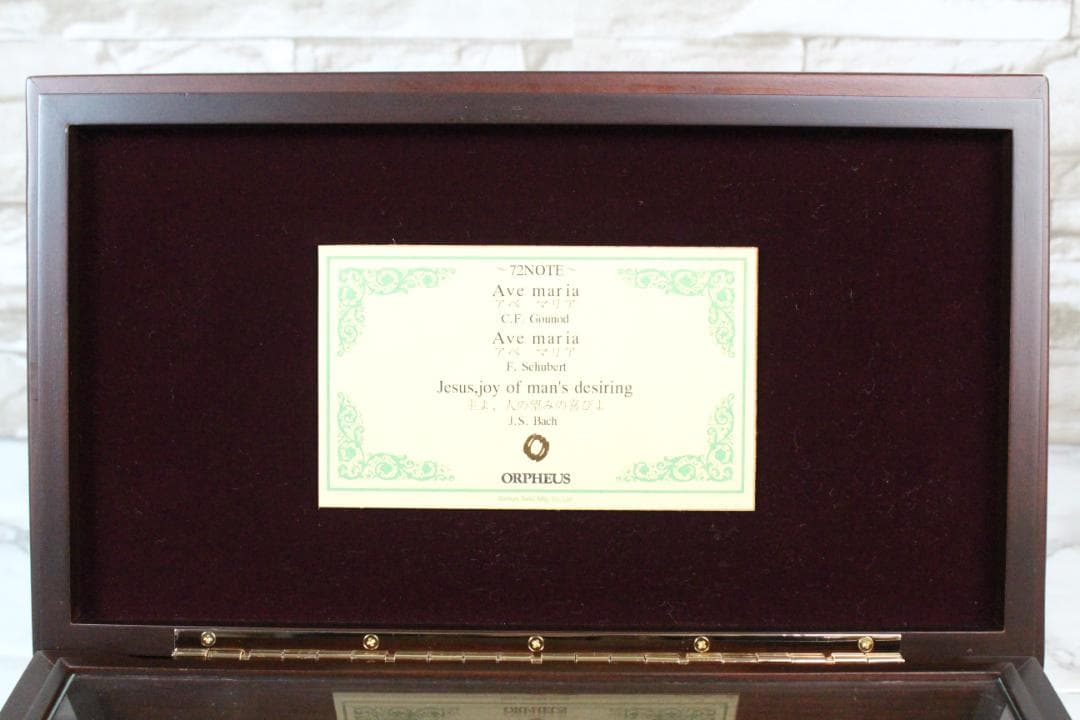 ♡サンキョー ORPHEUS 72NOTE アベ マリア 他 EA0H01001 - メルカリ
