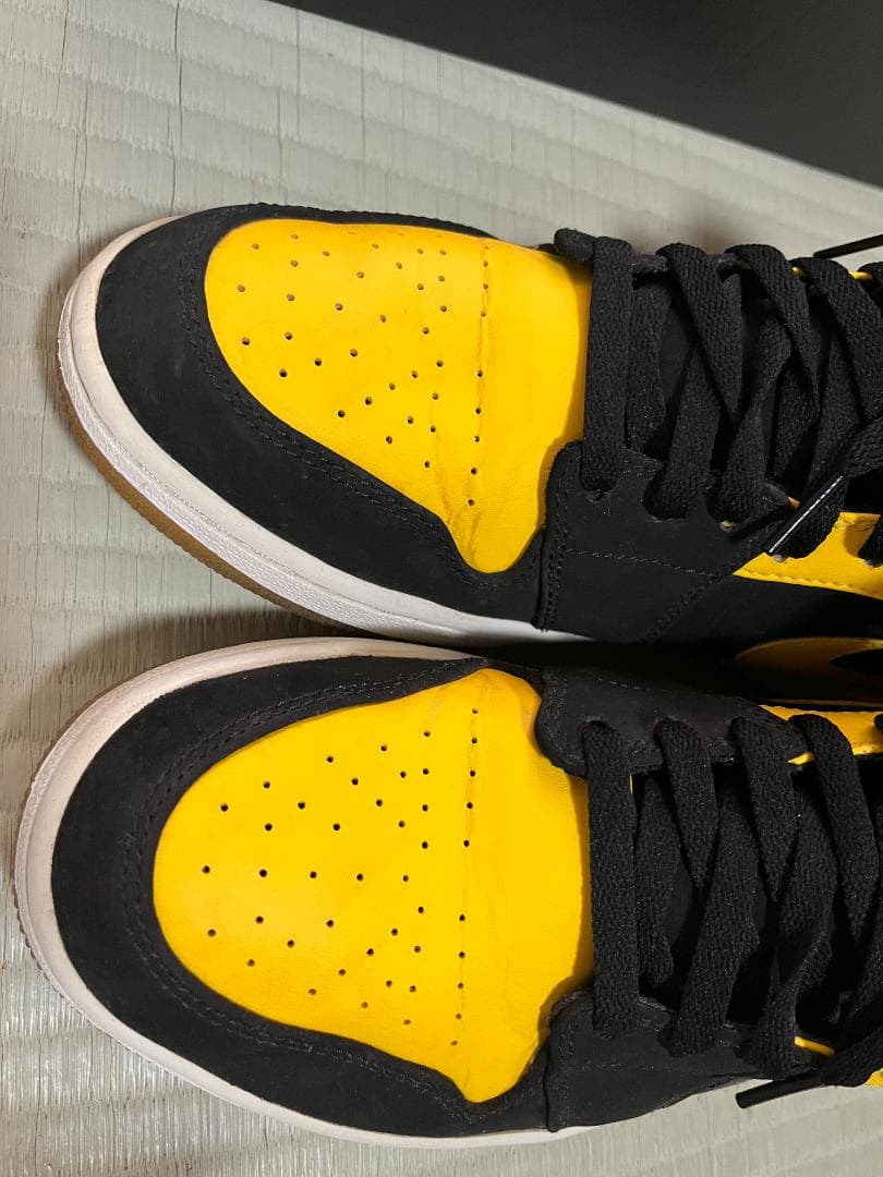 Air Jordan 1 ブラック/イエロー 28.5cm