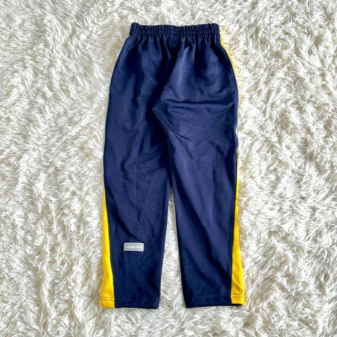 美品 Liberta ジャージ上下リベルタ130 サッカースクール 紺/黄色