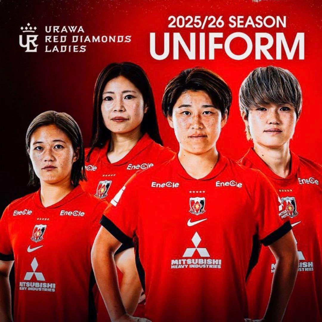 新品未着用】浦和レッズレディース 25/26 ユニフォームXL 平川陽菜 34