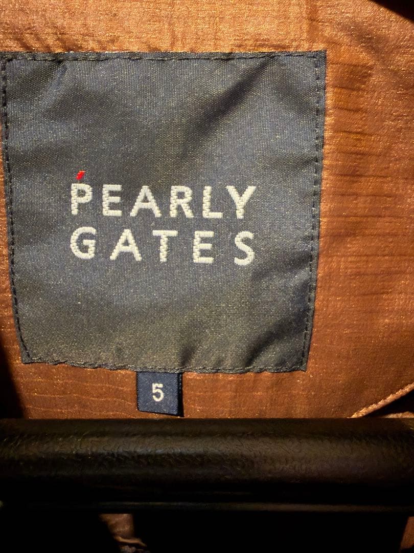 PEARLY GATES ブラウン ダウンジャケット サイズ5 - メルカリ