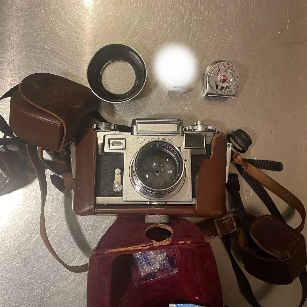 ジャンク品】Contax カメラ レンズ sonner1:1.5f=50mm - メルカリ